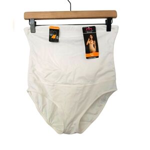 NWT Maidenform White High-Waisted Shapewear Size XL